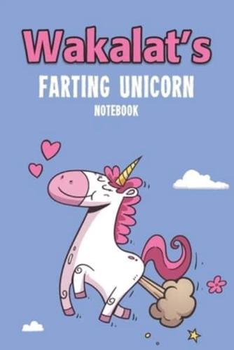 Wakalat's Farting Unicorn Notebook