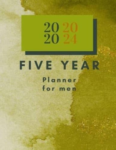 2020-2024 Five Year Planner for Men