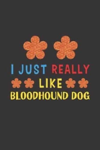 I Just Really Like Bloodhound Dog