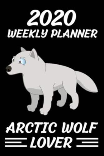 2020 Weekly Planner Arctic Wolf Lover