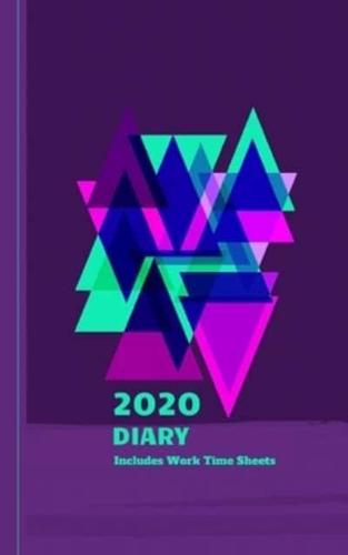 2020 Diary Includes Work Time Sheets