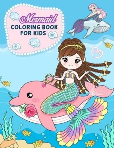 Mermaid Coloring Book For Kids