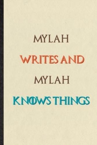 Mylah Writes And Mylah Knows Things