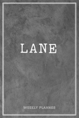 Lane Weekly Planner