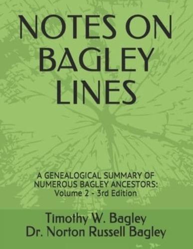 Notes on Bagley Lines