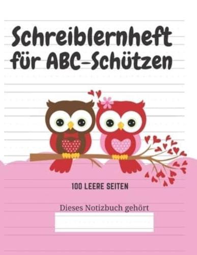 Schreiblernheft Für ABC-Schützen