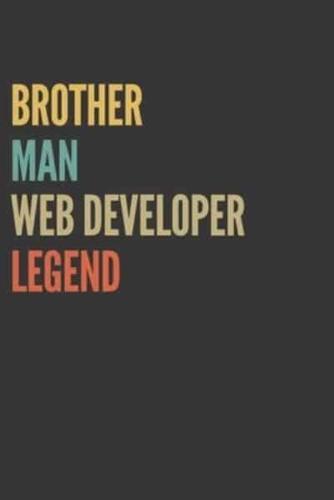 Brother Man Web Developer Legend Notebook