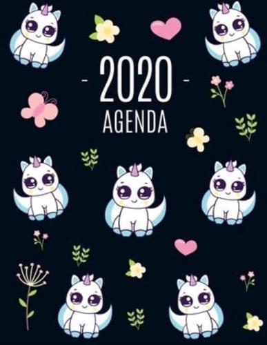 Gato Unicornio Agenda 2020
