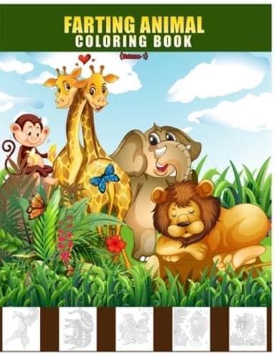 Farting Animal Coloring Book