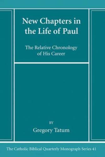New Chapters in the Life of Paul