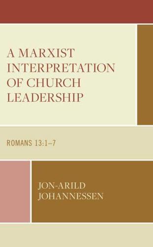 A Marxist Interpretation of Church Leadership