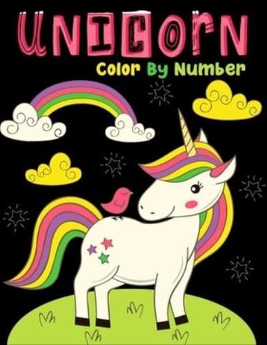 Unicorn Color By Number