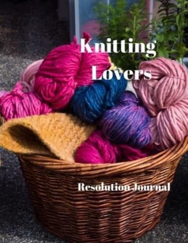 Knitting Lovers Resolution Journal