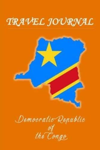 Travel Journal - Democratic Republic of the Congo - 50 Half Blank Pages -
