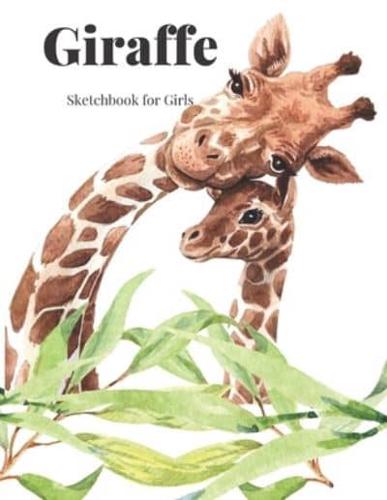 Giraffe Sketchbook for Girls