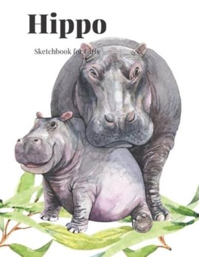 Hippo Sketchbook for Girls