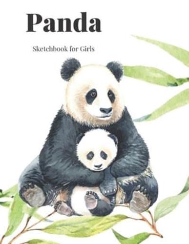 Panda Sketchbook for Girls