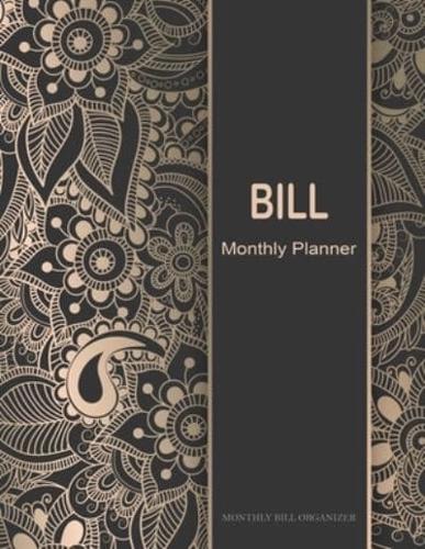 Bill Monthly Planner
