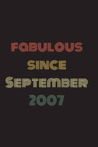 Fabulous Since September 2007