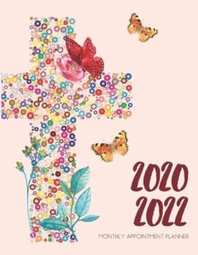 2020-2022 Three 3 Year Planner Christian Church Monthly Calendar Gratitude Agenda Schedule Organizer