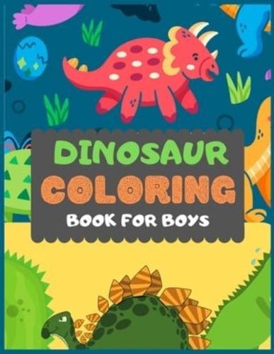 Dinosaur Colouring Book For Boys