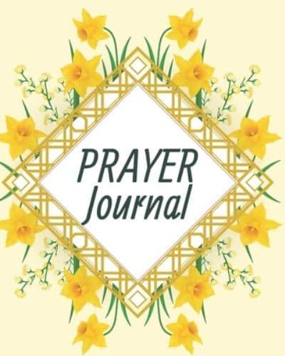 Prayer Journal-Daily Inspirational Beginners Guided Notebook-Record Your Prayer Requests 8"X10" 110 Pages Book 24