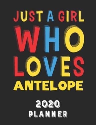 Just A Girl Who Loves Antelope 2020 Planner
