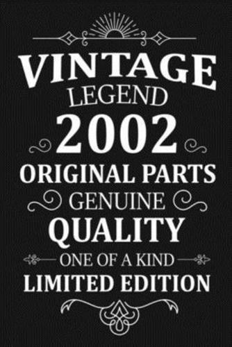 Vintage Legend 2002 Original Parts