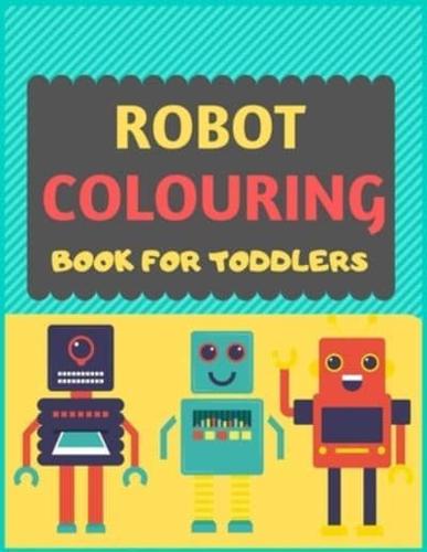 Robot Colouring Book For Toddlers