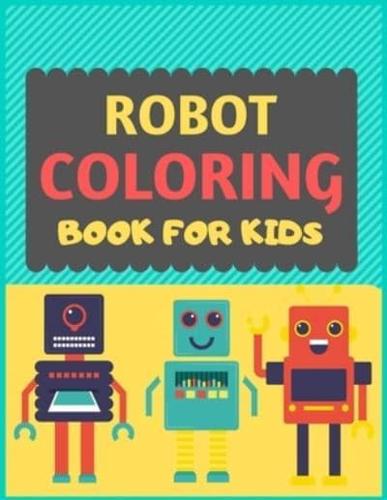 Robot Coloring Book For Kids