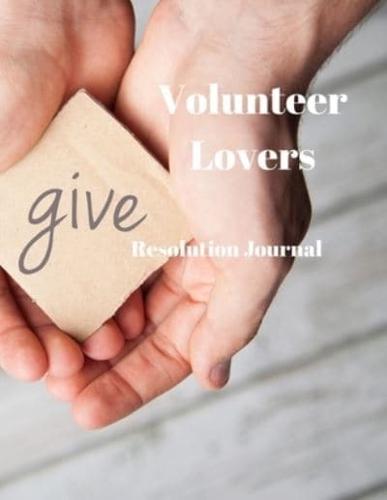 Volunteer Lovers Resolution Journal