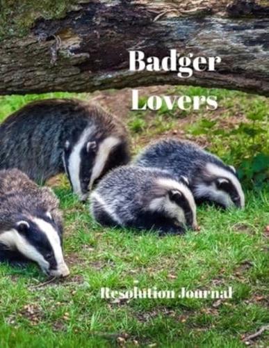 Badger Lovers Resolution Journal
