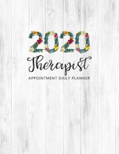 2020 Therapist Appointment Daily Planner