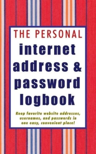 The Personal Internet Address & Password Logbook