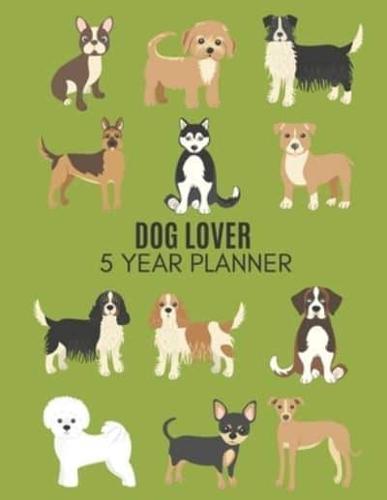 Dog Lover 5 Year Planner