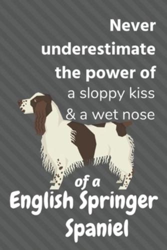 Never Underestimate the Power of a Sloppy Kiss & A Wet Nose of a English Springer Spaniel