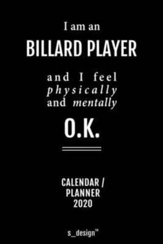 Calendar 2020 for Billard Players / Billard Player