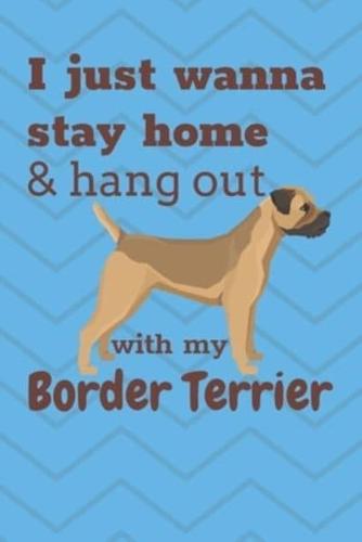 I Just Wanna Stay Home & Hang Out With My Border Terrier