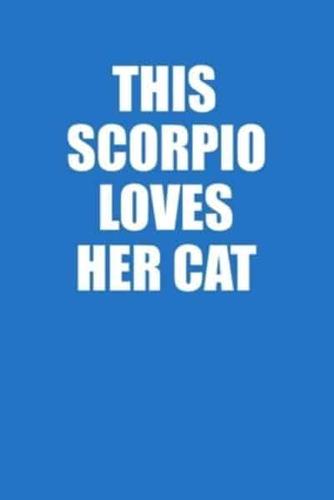 This Scorpio Loves Her Cat Notebook