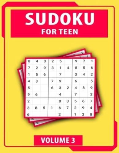 Sudoku For Teen Volume 3