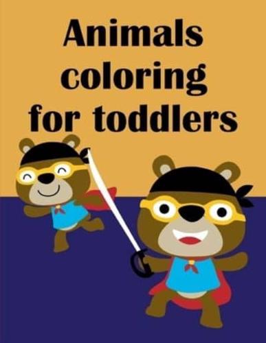 Animals Coloring For Toddlers