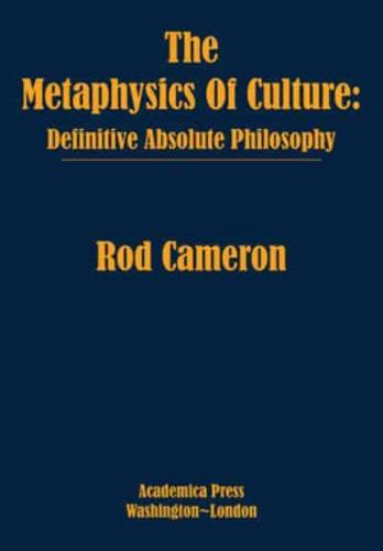 The Metaphysics of Culture