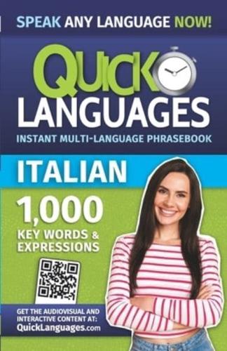 Quick Languages - English-Italian Phrasebook / Frasario Inglese-Italiano