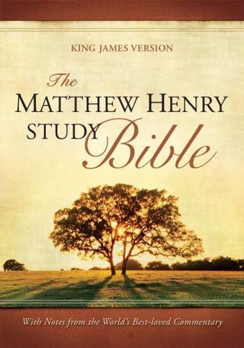 The Matthew Henry Study Bible (Bonded Leather, Black, Red Letter)