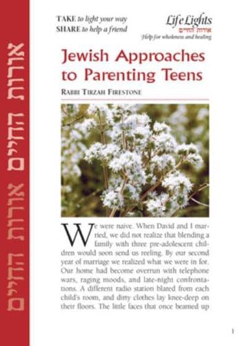 Jewish Approach to Parenting Teens-12 Pk