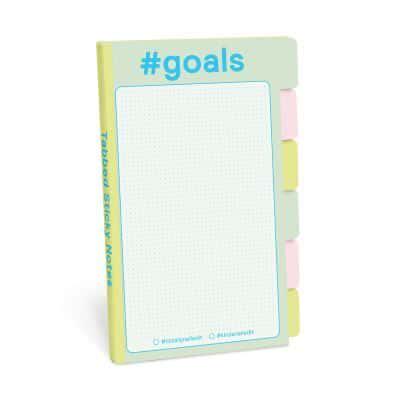 Knock Knock #Goals Tabbed Sticky Notes