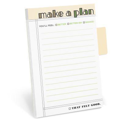 Knock Knock Make A Plan Sticky Note With Tabs Pad