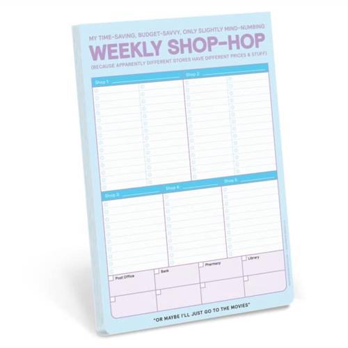Knock Knock Weekly Shop-Hop Pad With Magnet (Pastel Version)