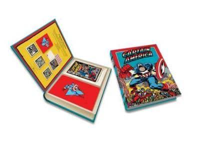 Marvel: Captain America Deluxe Note Card Set (With Keepsake Book Box)