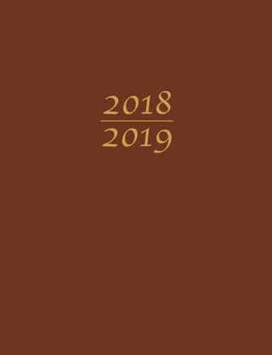 Large 2019 Planner Brown